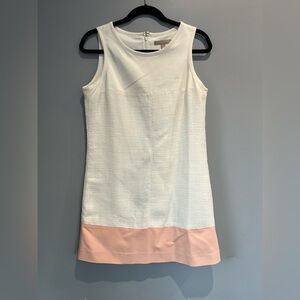 Banana Republic White and Pink Mini Dress